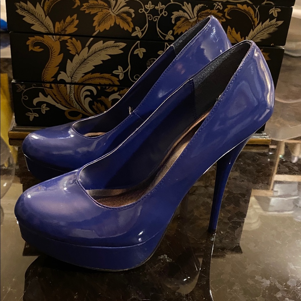 Charlotte Russe Royal Blue Heels